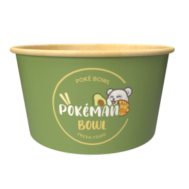 Bedrukte bowl 1000ml - karton