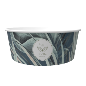 Bedrukte bowl 1300ml-Wit