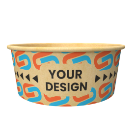 Bedrukte bowl 750ml - karton