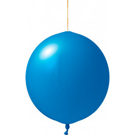 Bedrukte punchballs 120/130 cm-Midden blauw