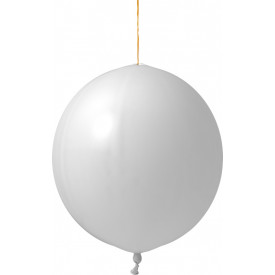 Bedrukte punchballs 120/130 cm-Wit