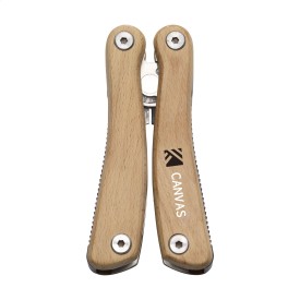 Beechwood multitool multitang - RVS en hout - 9-delig - 11 functies - in doosje