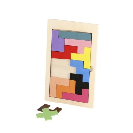 Behendigheidsspel Brodix - hout - 12 stukjes - 15.8 x 9.4cm