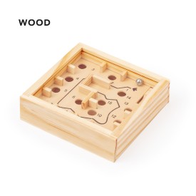 Behendigheidsspel Bucher - hout - 9x9 cm - in doosje