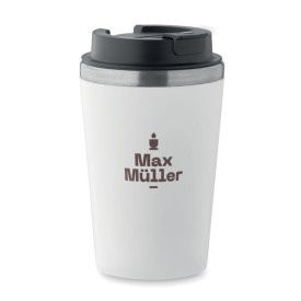 Beker met keramische voering 350ml-Wit