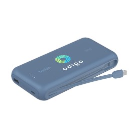 Belkin BoostCharge PowerBank 20K Integrated Cable-Blauw