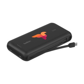 Belkin BoostCharge PowerBank 20K Integrated Cable-Zwart