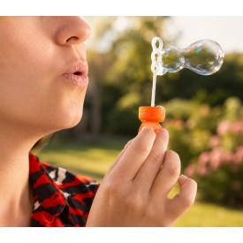 Bellenblaas stick Kaila - kunststof - 30ml - transparant