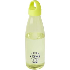 Bergen 800 ml waterfles van gerecycled plastic-Lime