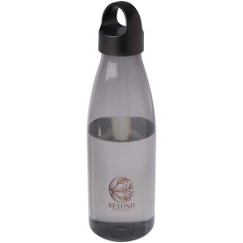 Bergen 800 ml waterfles van gerecycled plastic-Zwart