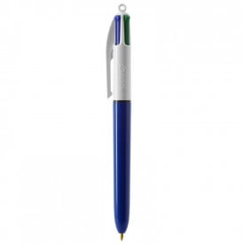 BIC 4 Color Basic balpen-Wit/blauw