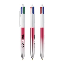 BIC® 4 Colours® balpen - kunststof - tweekleurig