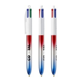 BIC® 4 Colours® balpen - kunststof - vlag design