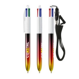 BIC® 4 Colours® Flags Collection + lanyard-