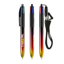 BIC® 4 Colours® Flags Collection + lanyard-