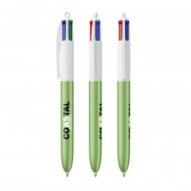 BIC® 4 Colours Glacé-Green glacé / white