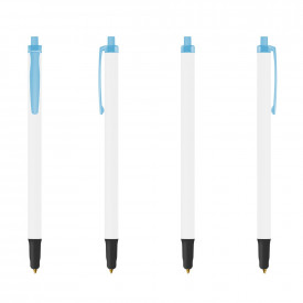 BIC® Clic Stic Stylus balpen-Frosted blauw