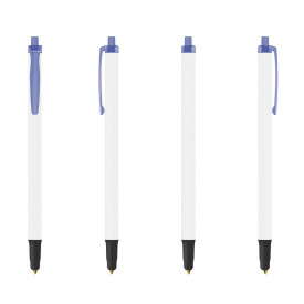 BIC® Clic Stic Stylus balpen-Frosted donkerblauw