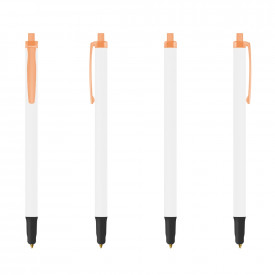 BIC® Clic Stic Stylus balpen-Frosted oranje