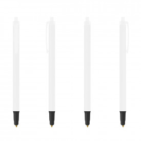 BIC® Clic Stic Stylus balpen-Frosted wit