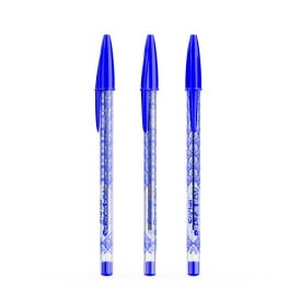 BIC® Cristal® Expression balpen - kunststof - blauwe inkt