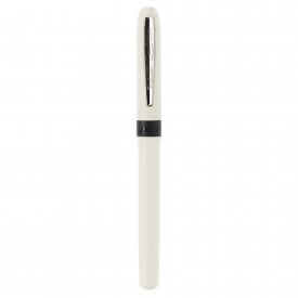 BIC Grip rollerbalpen-White / chrome / blue ink