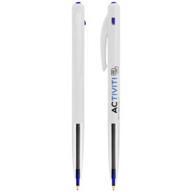 BIC® M10® Clic balpen - kunststof - blauwschrijvend
