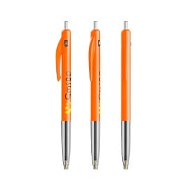 BIC® M10® Clic balpen - kunststof - blauwe inkt-Oranje