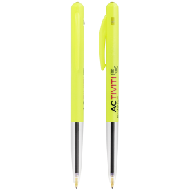 BIC® M10® Clic balpen - kunststof - blauwschrijvend