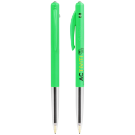 BIC® M10® Clic balpen - kunststof - blauwschrijvend