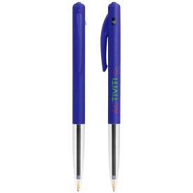 BIC® M10® Clic balpen - kunststof - blauwschrijvend