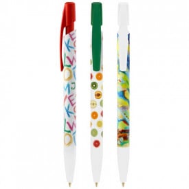 BIC® Media Clic balpen - kunststof - zwarte of blauwe inkt