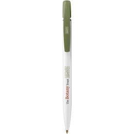 BIC® Media clic Ecolutions® balpen - gerecycled kunststof - zwarte, blauwe inkt