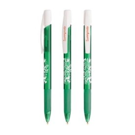 BIC® Media Clic grip balpen - kunststof - zwarte, blauwe inkt