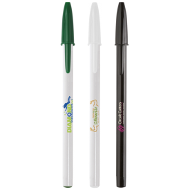 BIC® Style balpen - kunststof - blauwe inkt - losse dop
