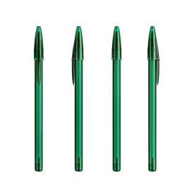 BIC Style balpen-Clear light green / black ink