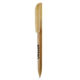BIC® super clip balpen - kunststof - blauwe inkt - draai mechanisme