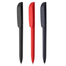 BIC® Super Clip balpen - kunststof - soft touch - draai mechanisme