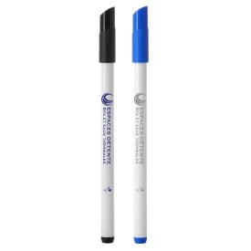 BIC® Velleda white board marker - kunststof - zwarte, blauwe inkt - losse dop