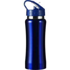 Bidon 600ml roestvrijstaal-Blauw