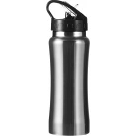 Bidon 600ml roestvrijstaal-Zilver