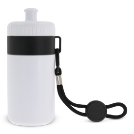 Bidon 500ml - kunststof - met koord