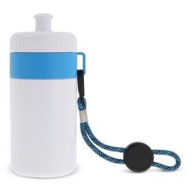 Bidon 500ml - kunststof - met koord