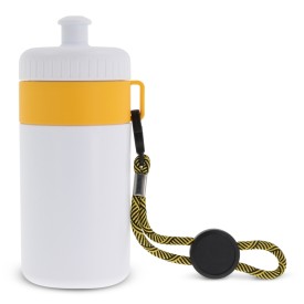 Bidon 500ml - kunststof - met koord