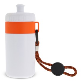 Bidon 500ml - kunststof - met koord