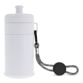 Bidon 500ml - kunststof - met koord