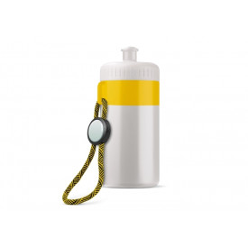Bidon met rand 500ml-Wit / geel