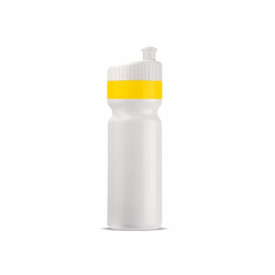 Bidon met rand 750ml-Wit / geel