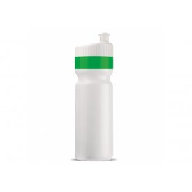 Bidon met rand 750ml-Wit / groen