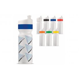 Bidon 750ml - kunststof - gekleurd middenstuk